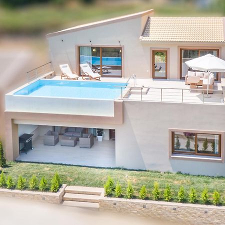 Villa Vasillis-Heated Swimming Pool With Infinity View Vitalades Ngoại thất bức ảnh